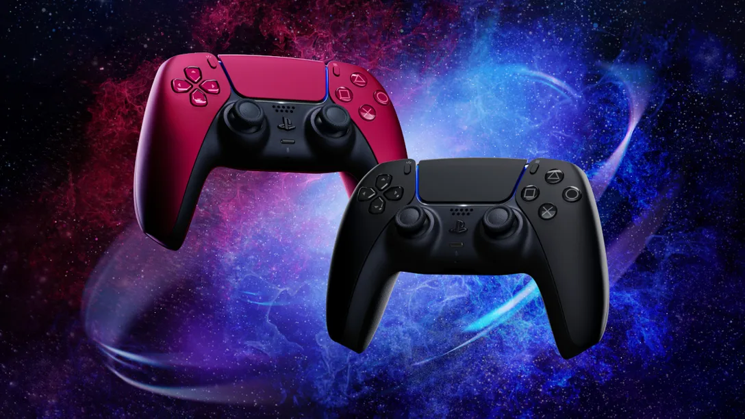 PS5：两款新配色「午夜黑」和「星尘红」DualSense无线控制器将于6月发售
