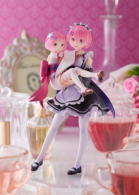 S-FIRE《Re:从零开始的异世界生活》1/7比例手办 拉姆＆童年拉姆