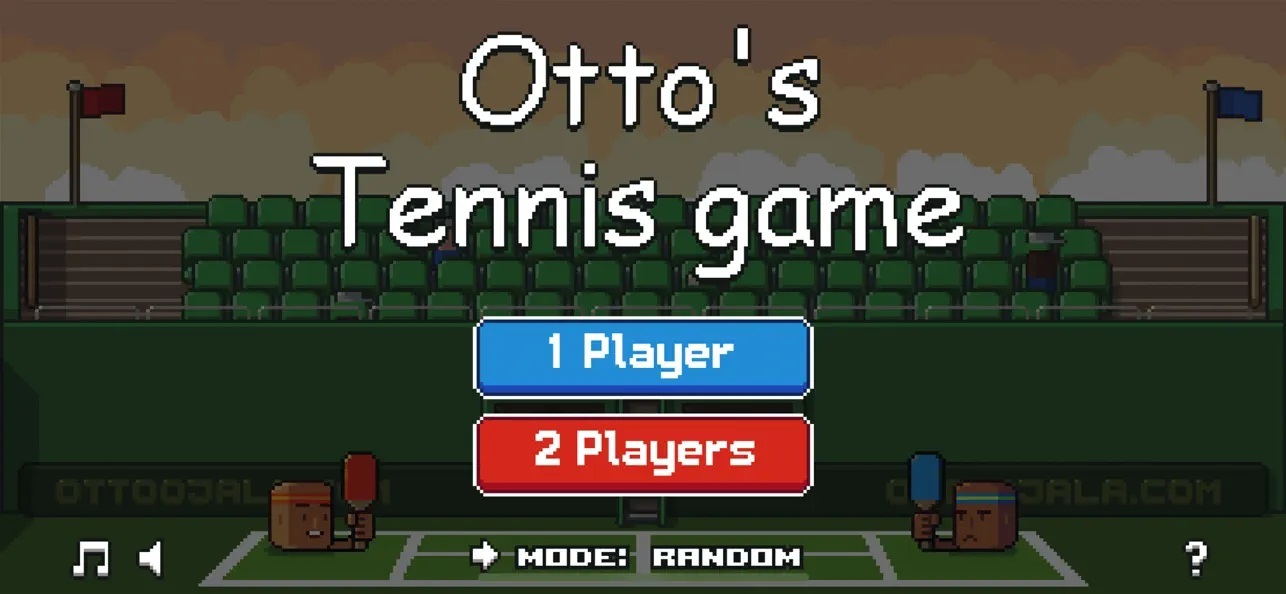 无广告、内购免费双人网球游戏《Otto's Tennis game》App Store 上架 尝试强力击球吧！